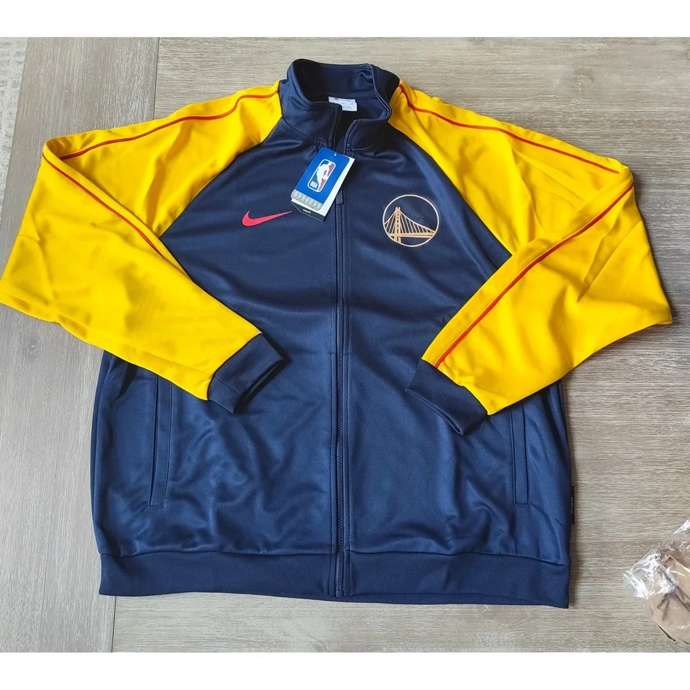 Nike Golden State Warriors Tracksuit Navy Blue XL New With Tags